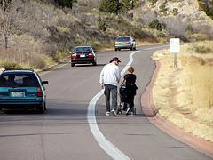 Pedestrians need to walk to every destination automobiles drive to Pedestrians need to walk to every destination automobiles drive to