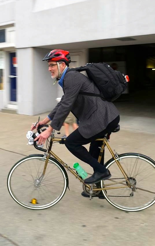 Dr Ed Kraemer, Lee's Summit cyclist and advocate