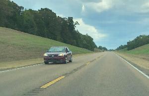 Proposed rumble strips for the Natchez Trace will be deep grooves under lines