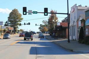 Main Street in O'Fallon. Would you want to visit or walk here?