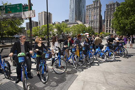 CitiBike launch in New York City CitiBike launch in New York City