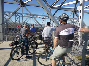 The BFC group visited Jefferson City's Missouri River Bridge