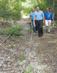 Inspecting the Rock Island line through Eldon