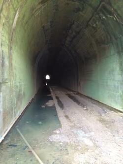 Freeburg Tunnel - This will become part of the Rock Island Trail when it is comp