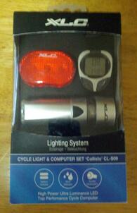 Light and speedometer set - One of our donor/member prizes, courtesy Family Bicycl