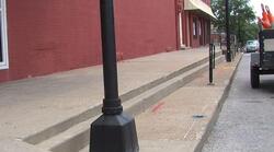 Columbia sidewalk is not currently accessible for people with disabities