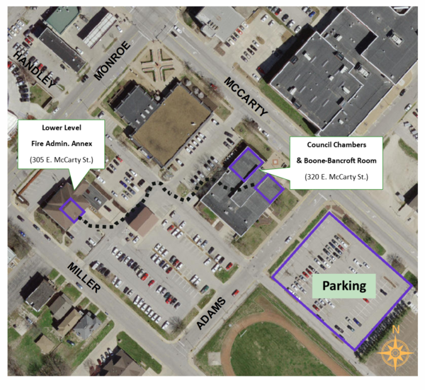 Venue map overview