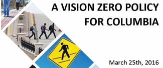 Columbia's Vision Zero Report