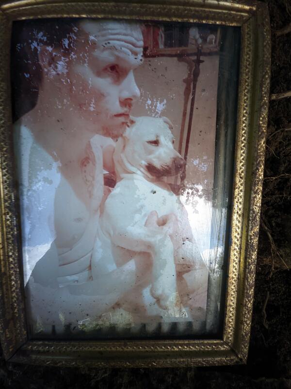 Will Baumeister and his beloved dog Will Baumeister and his beloved dog
