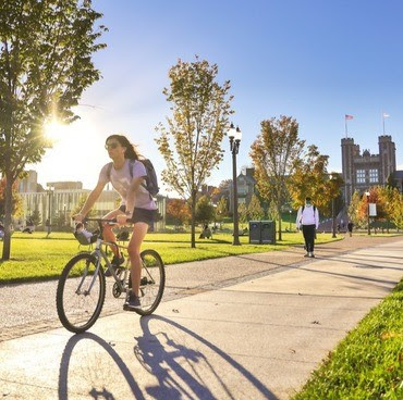 Washington University in St. Louis has an extensive campus - which they have wor